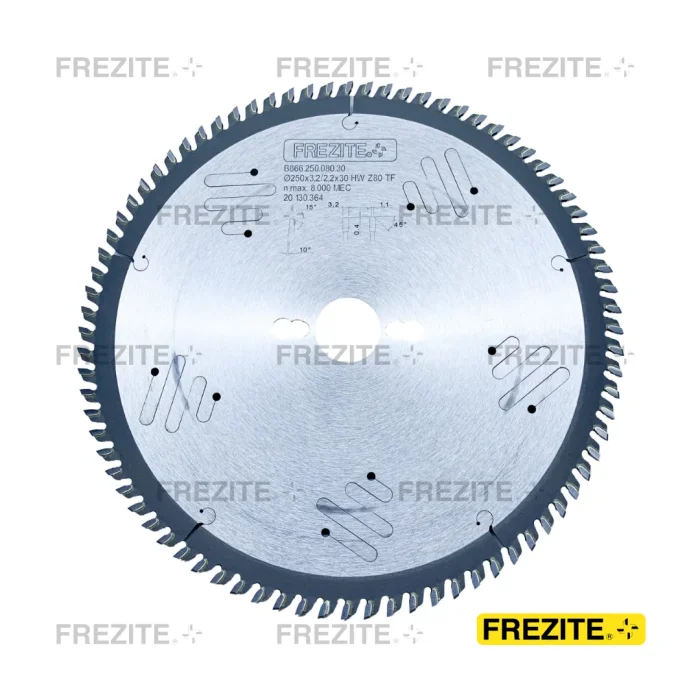 【sii】 SERRA CIRC. P/ MDF/MDP E COMPENSADOS Ø250X3,2X30 Z=80 - LINHA