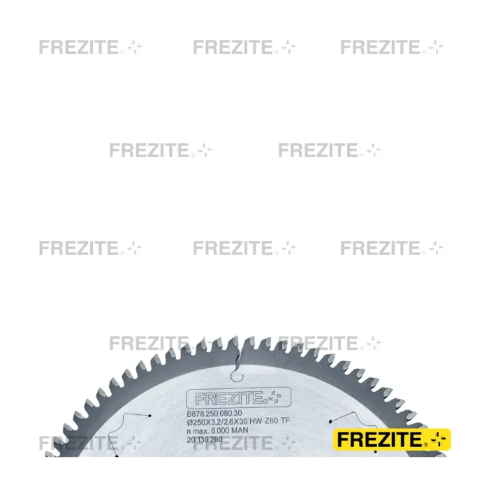 SERRA CIRC. P/ ALUMÍNIO/PVC Ø250X3,2X30 Z=80 TF (B87825008030